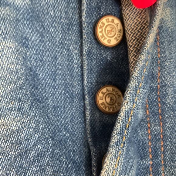 NOEND Denim High Rise Button Fly Slim Straight Jeans - Picture 3 of 6
